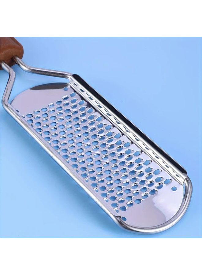 Black 304 Stainless Steel Foot File with PP Handle for Smooth Feet - Image 3