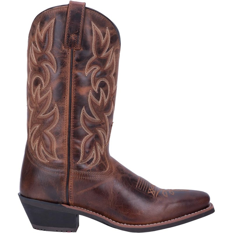 Laredo Mens Breakout Square Toe Casual Boots Mid Calf Brown Size 11 D