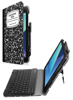 Fintie Fintie Keyboard Case for Samsung Galaxy Tab S3 9.7, Premium PU Leather Stand Cover with S Pen Protective Holder Detachable Wireless Bluetooth Keyboard for Tab S3 9.7(SM-T820/T825/T827), Composition  - Image 1