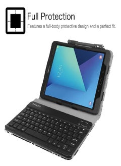 Fintie Fintie Keyboard Case for Samsung Galaxy Tab S3 9.7, Premium PU Leather Stand Cover with S Pen Protective Holder Detachable Wireless Bluetooth Keyboard for Tab S3 9.7(SM-T820/T825/T827), Composition  - Image 5