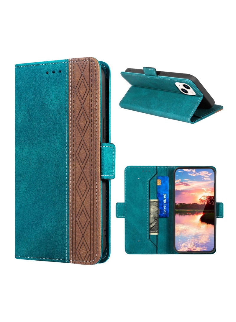 Suteni Flip Cover Magnetic Buckle Card Slots Leather Phone Case for iPhone - Image 2