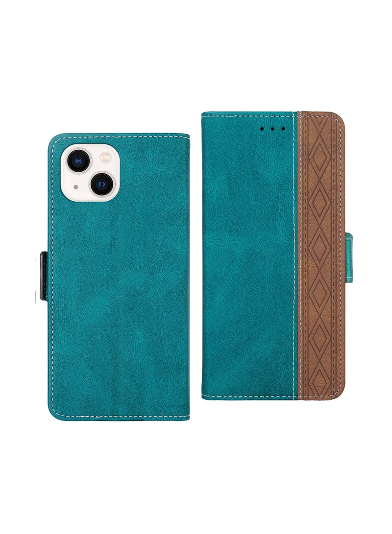 Suteni Flip Cover Magnetic Buckle Card Slots Leather Phone Case for iPhone - Image 1