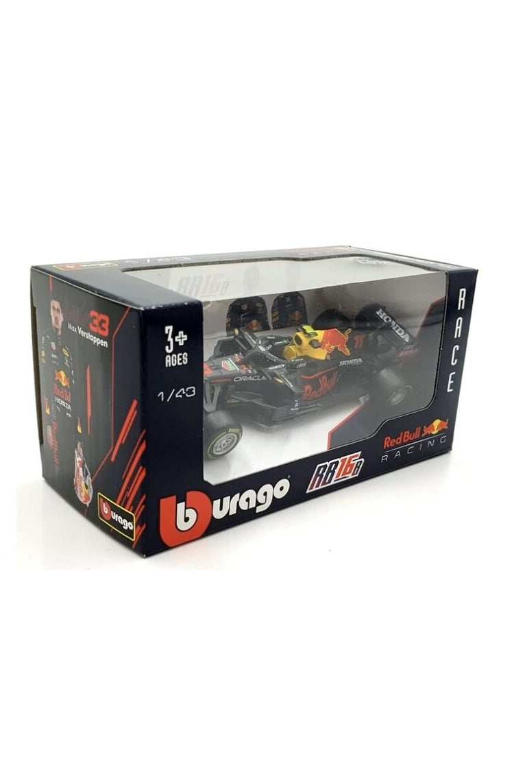 BBurago 1:43 Race 2021 Red Bull Racing RB16B #11 Sergio Pérez 18-38055 - Image 1