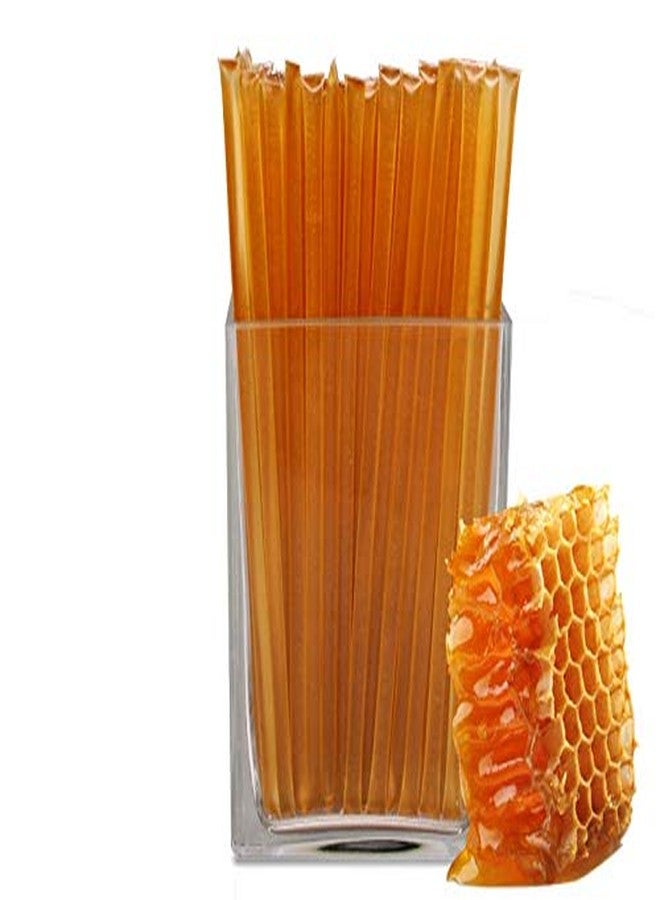 By The Cup 100% Simply Pure Honey Sticks for Tea - 100 Honey Straws - Image 3