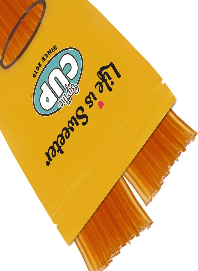 By The Cup 100% Simply Pure Honey Sticks for Tea - 100 Honey Straws - Image 1