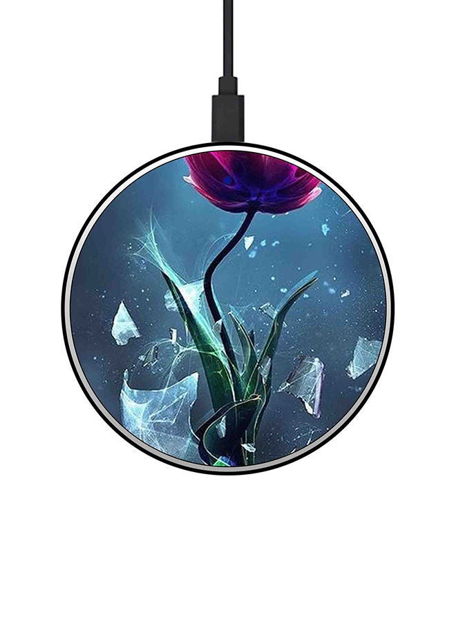 نيبمينينت شاحن لاسلكي سريع رفيع للغاية بقدرة 15 وات متعدد الألوان