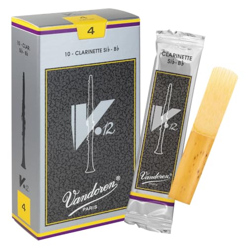 Vandoren CR194 Bb Clarinet V.12 Reeds Strength 4; Box of 10 - Image 1
