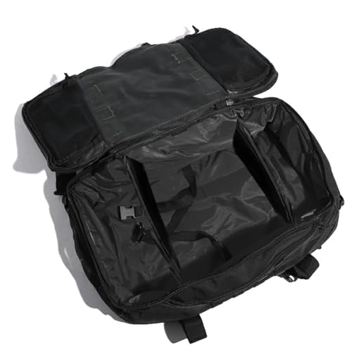 Miramrax Gym Bag Duffle Bags Backpack - Travel Weekender Bag for Men Women Workout Bag for Military,Sports,Overnight,Basketball,Tactical,Football,Waterproof & Tear Resistant (Black, 45l) - Image 3