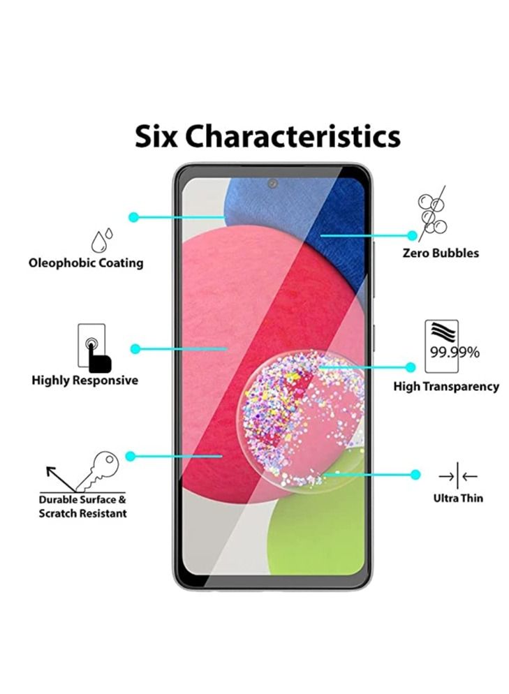 Glass for Samsung Galaxy A53 5G / A52s / A52 / A51 / S20 FE / M31s Screen Protector Tempered Glass Full Glue Edge-to-Edge Protector - Image 2