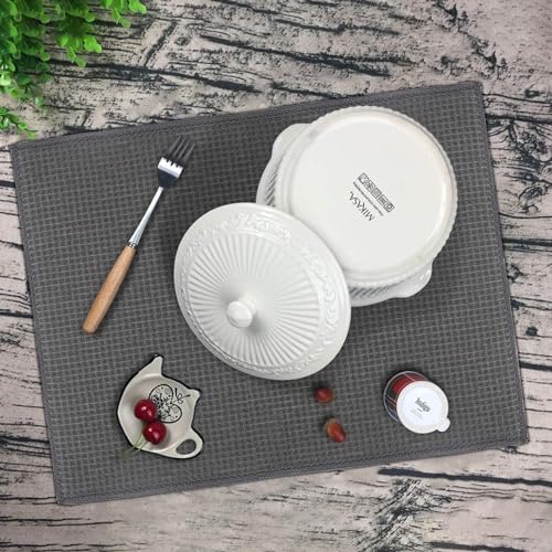 TASMAX Dish Drying Mat - Absorbent Mat for Kitchen Utensils - Large - Random Color - 50 * 38 - Image 2