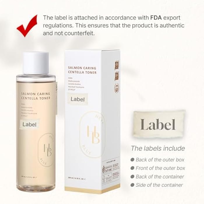 HEVEBLUE Salmon Caring Centella Toner - Salmon PDRN, pH 5.5, Salmon Egg Extract, Centella, Madecassoside, Restore and Rejuvenate, Refine Skin Texture, Low Irritation, Korean Skincare, K-Beauty - Image 2