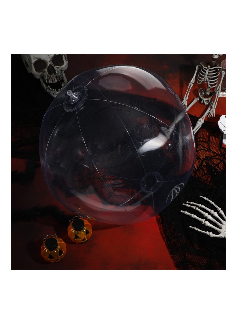 6PCS Inflatable Clear Beach Balls - Transparent Pool Party Balls for Summer Fun, Beach, and Outdoor Activities - Perfect Water Toys for Kids and Adults - Image 5
