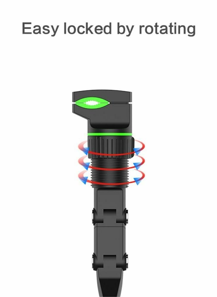 Car Phone Holder Multifunctional 360 Degree Rotatable Auto Rearview Mirror Mount Seat Hanging Clip Bracket Cell Phone Holder for 4.0-6.1 Inch Phone Gps Navigation Adjustable Support (green) - Image 3