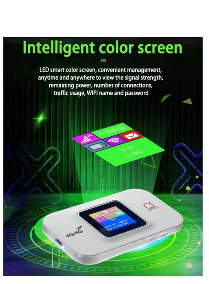جهاز توجيه واي فاي محمول E5783 Plus 4G LTE CAT4 بسرعة 300 ميجابت في الثانية مع فتحة بطاقة SIM وواي فاي محمول للسيارة وبطارية 3000 مللي أمبير في الساعة وجهاز توجيه محمول للتوصيل والتشغيل للمنزل والأعمال  - Image 5