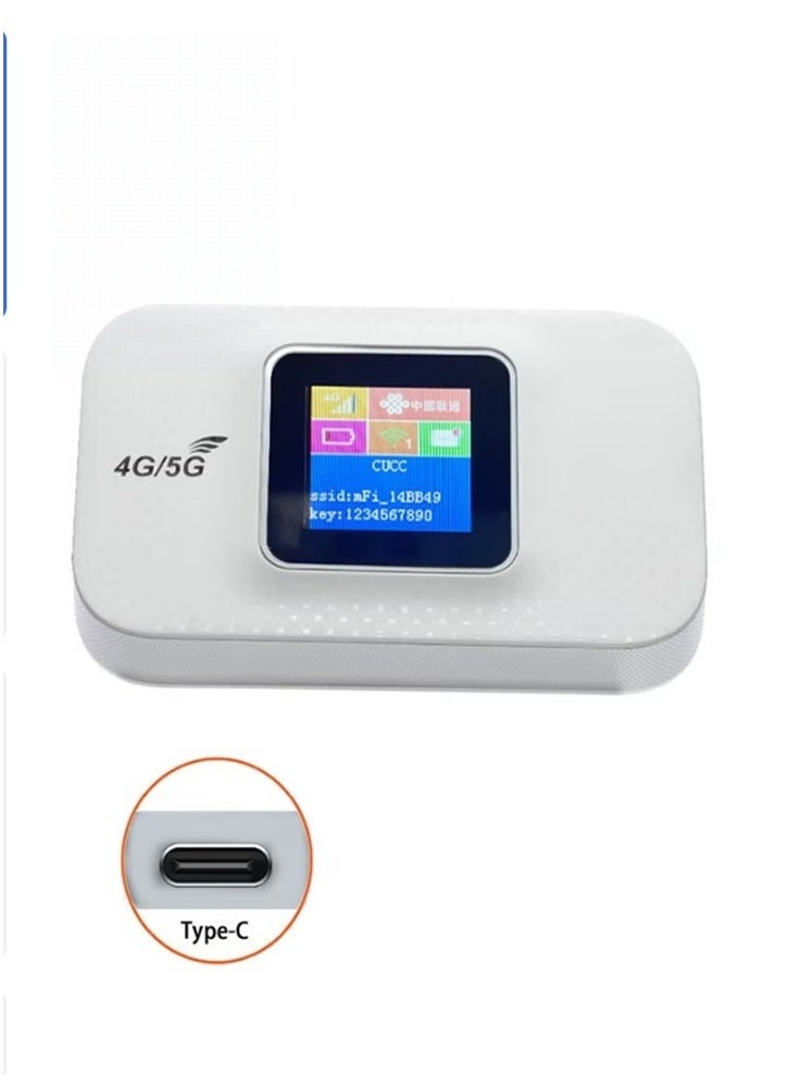 E5783 Plus 4G LTE CAT4 300Mbps Portable WiFi Router with SIM Card Slot Car Mobile Wifi 3000mAh Battery Portable Router Plug and Play for Home Business - Image 1