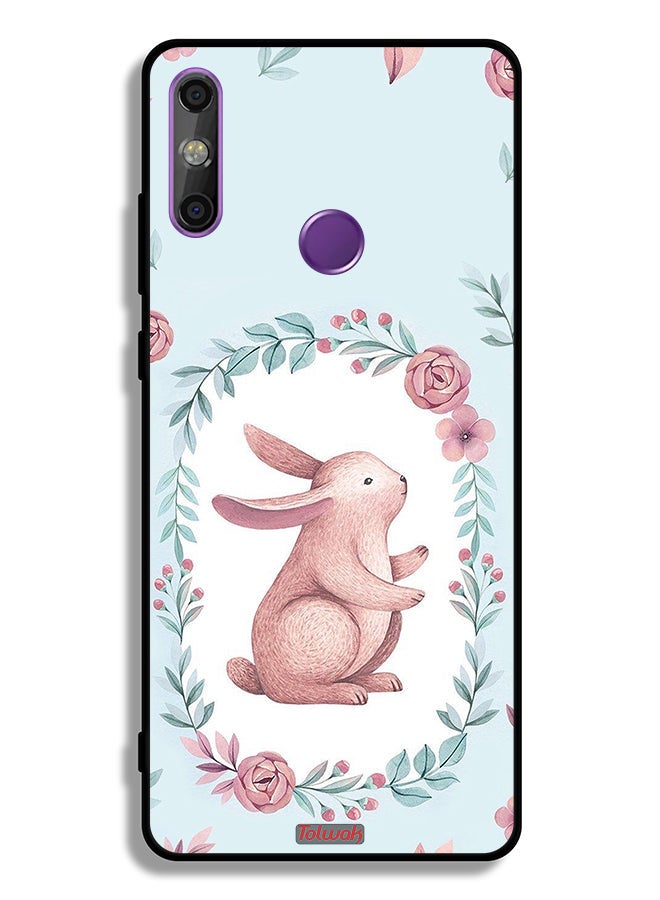 Tolwak Huawei Enjoy 20e Protective Case Cover Rabbit - Image 2