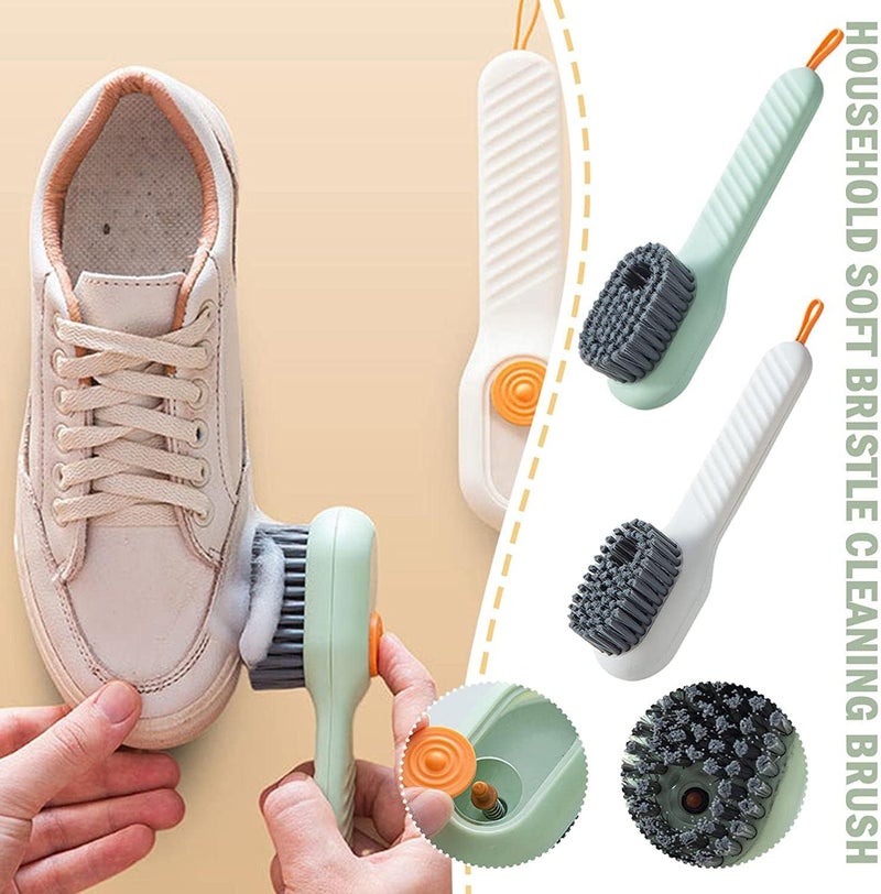 BIRDLINE Automatic Liquid Shoe Cleaning Brush with Built-in Soap Dispenser | Multifunctional Leather & Sport Shoes Cleaning Brush with Liquid Dispenser for Clothes, Shoe Cleaner, Sneaker Cleaner. - Image 2