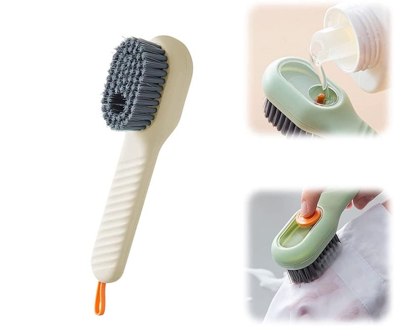BIRDLINE Automatic Liquid Shoe Cleaning Brush with Built-in Soap Dispenser | Multifunctional Leather & Sport Shoes Cleaning Brush with Liquid Dispenser for Clothes, Shoe Cleaner, Sneaker Cleaner. - Image 1