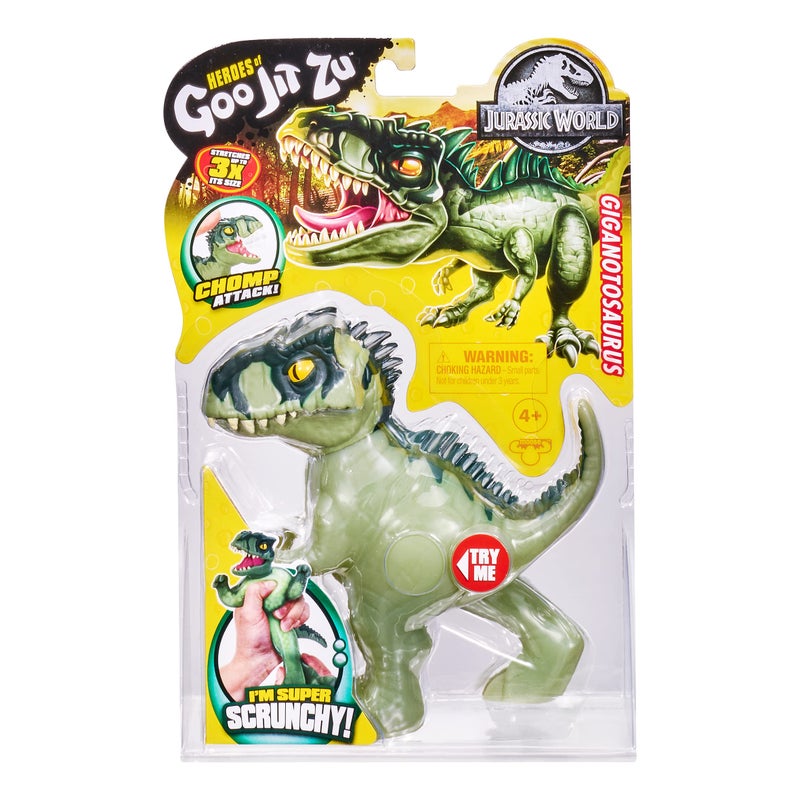 Akedo HGJZ Heroes of Goo Jit Zu - Licensed Jurassic World - Chomp Attack - Stretch Giganotosaurus - Image 2