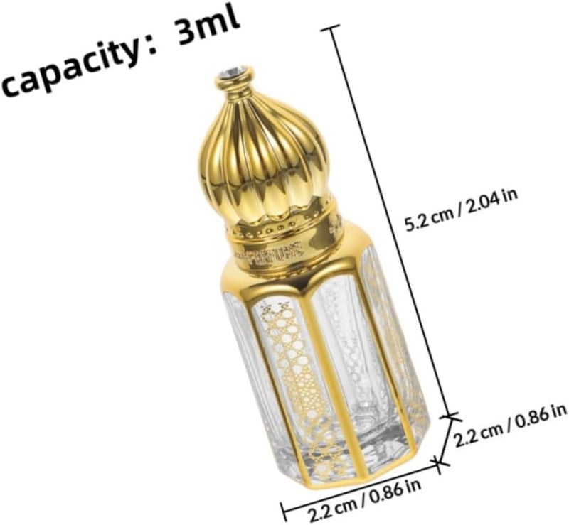 3ml Essential Oil Roller Bottle Perfume Sample Bottle for Aromatherapy and Travel, Refillable Fragrance Sub with Stainless Steel Ball - Image 2