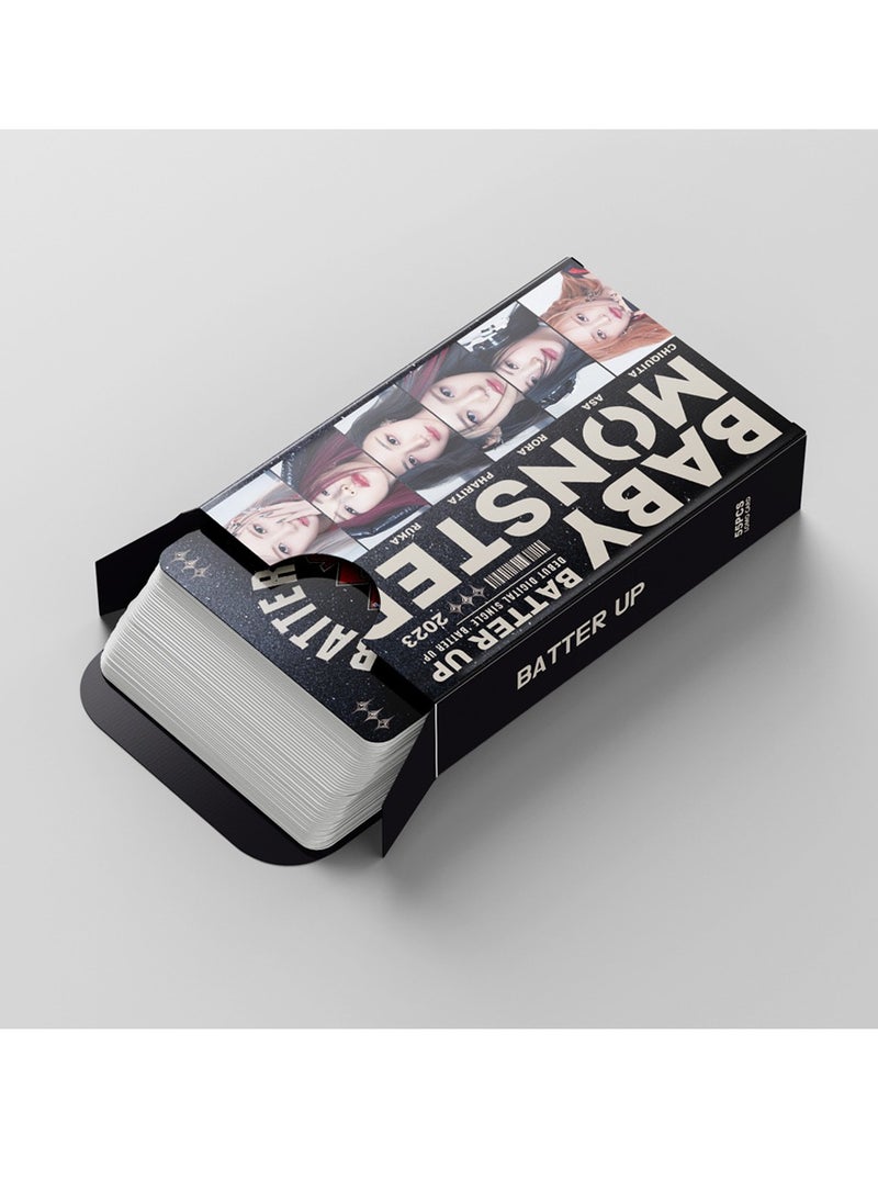 55Pcs BABYMONSTER New Album BATTER UP Lomo Card