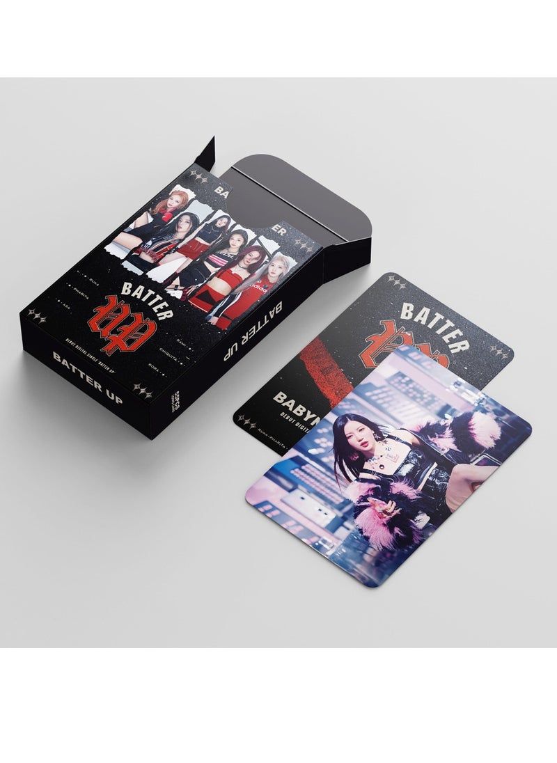 55Pcs BABYMONSTER New Album BATTER UP Lomo Card