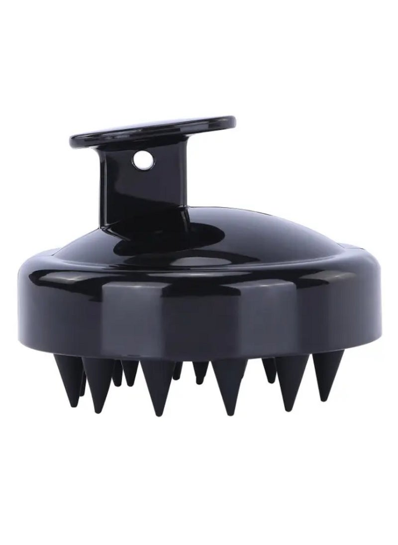 Generic Hair Scalp Massager Brush for Effective Hair Cleaning and Scalp Exfoliation - Perfect for Curly, Straight, and Thick Hair - Ideal for Relaxation and Stress Relief – Black  - Image 1