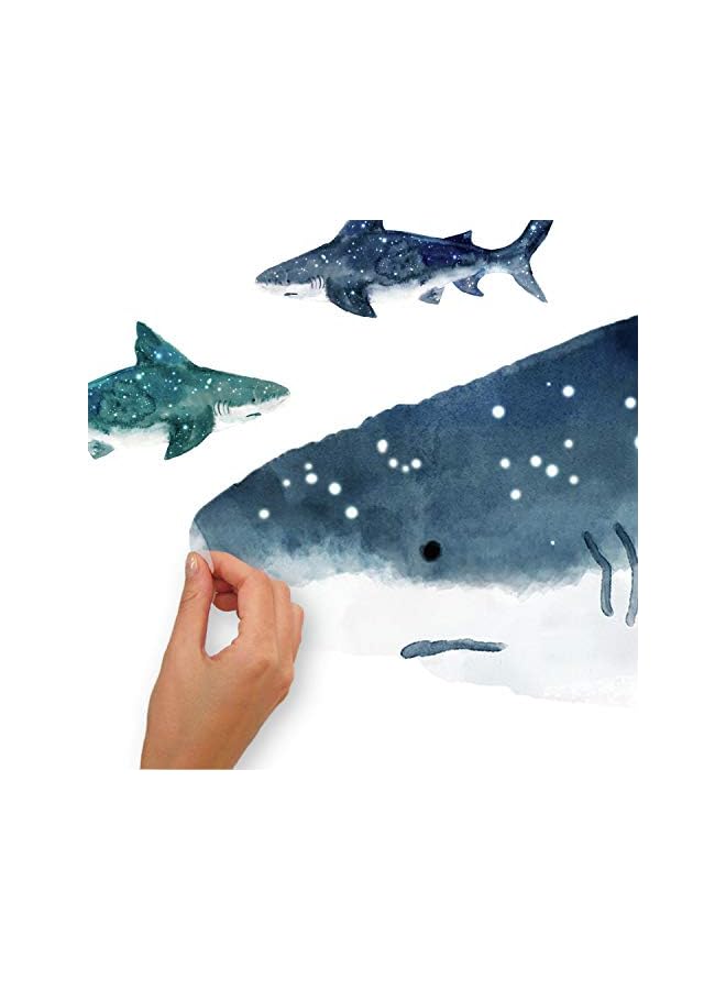 RoomMates Shark Peel And Stick Giant Wall Decals - Image 4