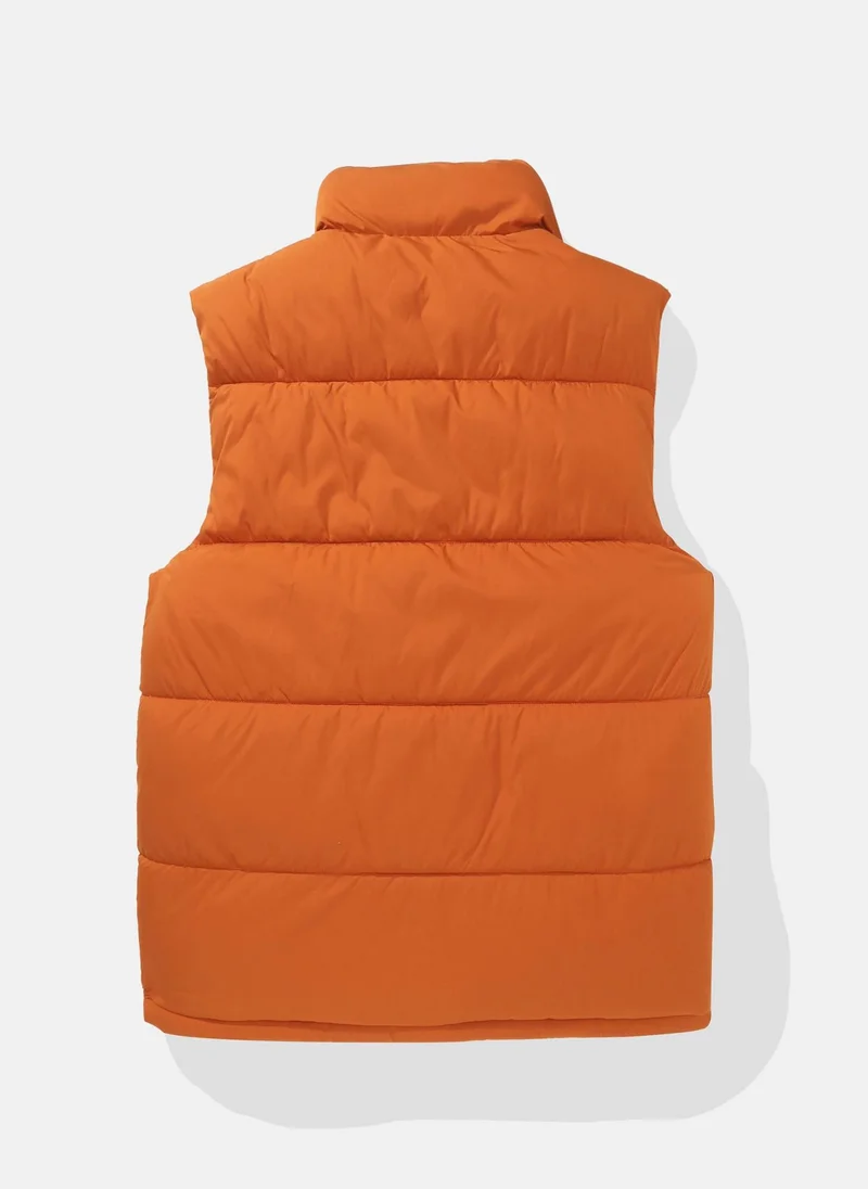 امريكان ايجل Zip Through Puffer Vest Jacket