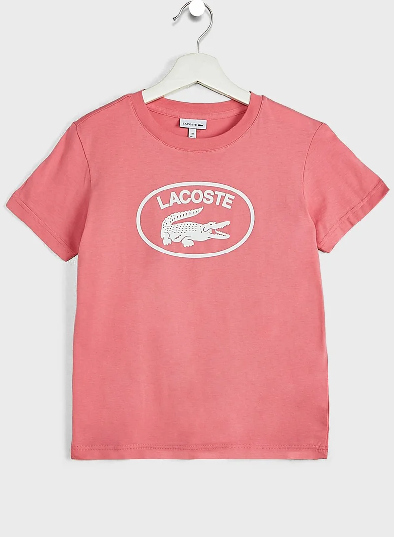 LACOSTE Kids Logo T-Shirt