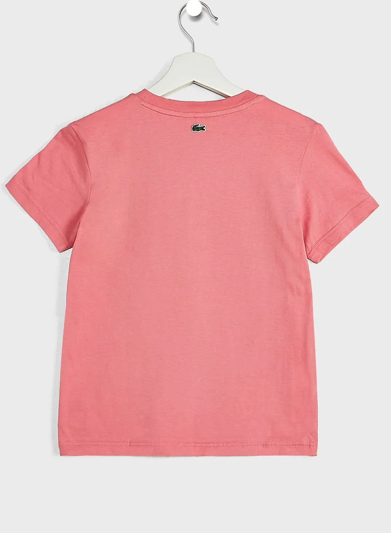 LACOSTE Kids Logo T-Shirt