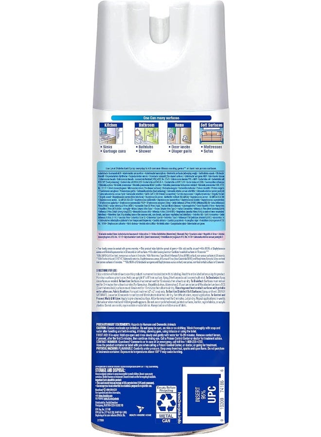 Lysol Crisp Linen Scent Disinfectant Spray (354ml) - Image 3