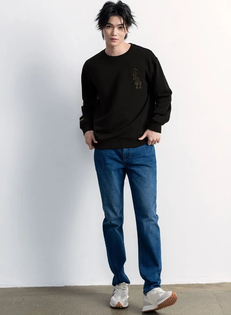 GIORDANO Men's Jeans: Regular Tapered Fit 2.0, Mid-Rise