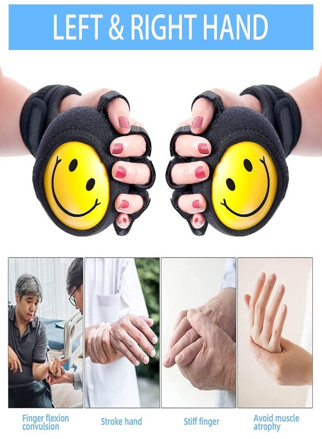 GHORTHOUD Anti-spasticity Ball Splint Hand Finger for Hand Stroke Hemiplegia Finger Recovery Spasm Dystonia Hemiplegia Finger Training Hand Functional Impairment for Children and Men and Women (Medium) - Image 4