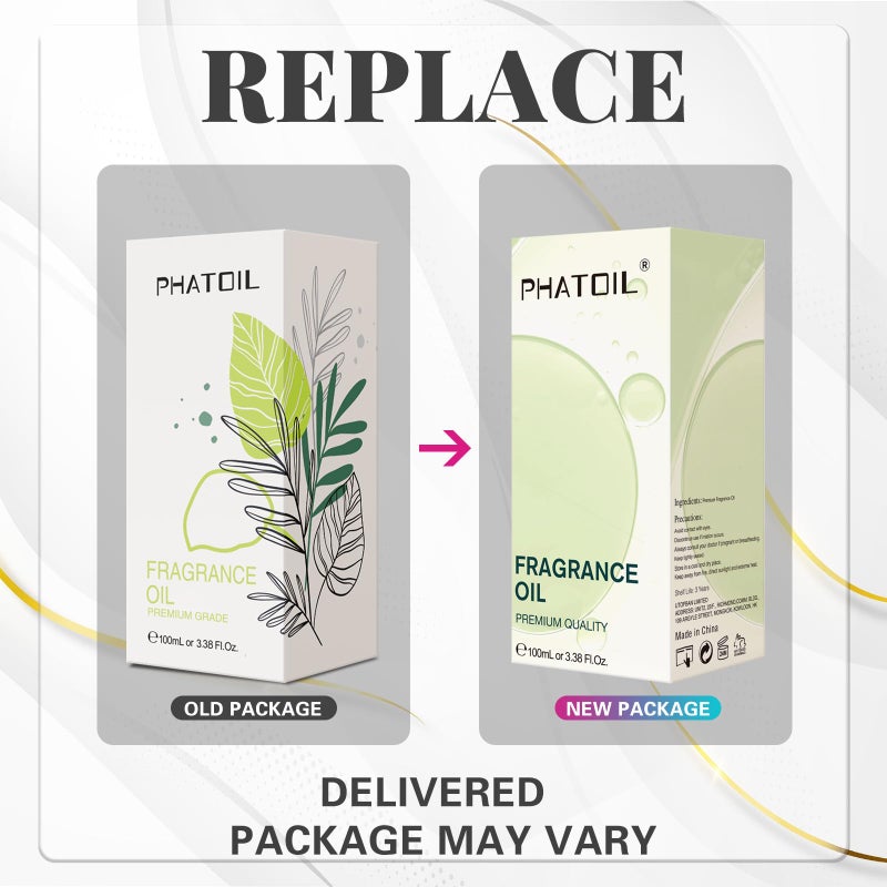 PHATOIL زيوت عطرية برائحة التوت الأزرق PHATOIL 3.38FL.OZ للعلاج بالروائح، زيوت أساسية للناشرات في المنزل، مثالية للناشر، اليوغا، العناية بالبشرة، صنع الشموع والصابون - 100 مل - Image 2