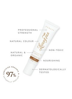 Loving Tan Loving Tan Purest Face Tanning Serum, Dark - Sunless Tanner Made From 97% Certified Organic & Naturally Derived Ingredients, 5+ Self Tanner Applications, Cruelty Free, Vegan - 1 Fl Oz  - Image 4