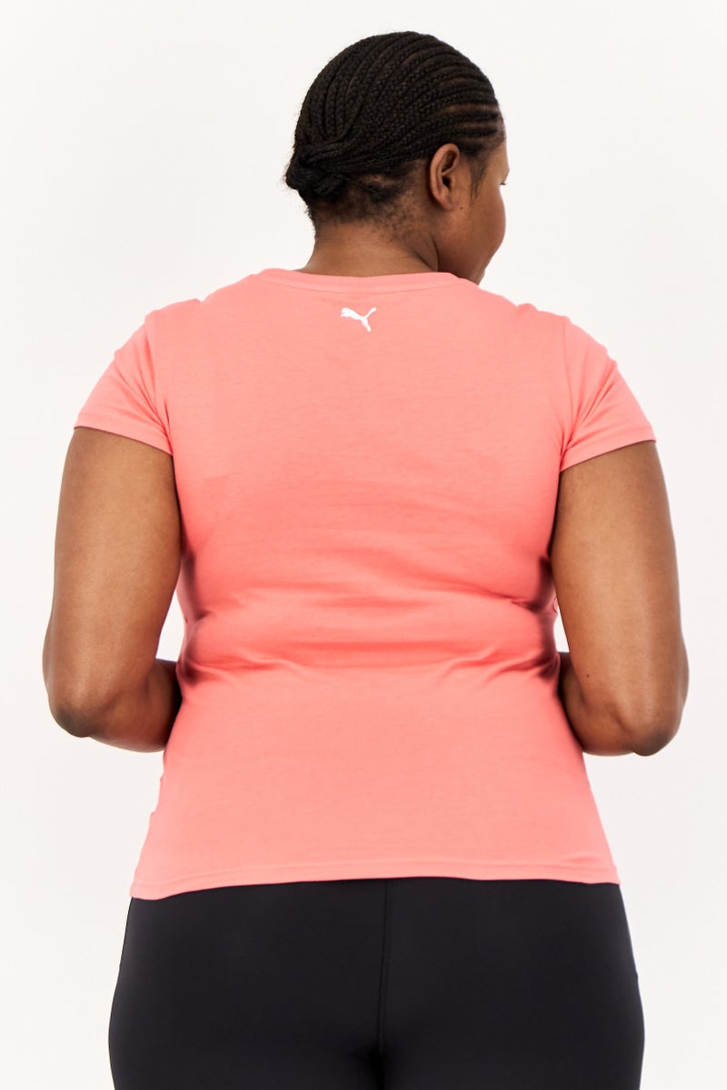 PUMA Women Sportswear Fit Short Sleeves Outdoor Top, Fuchsia - Image 2