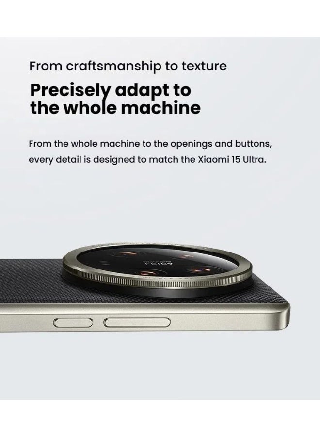 general Case Compatible with Xiaomi Mi 15 Ultra Leather Patterned PC Hard Shell Lightweight and Anti Drop Protective Case For Mi 15 Ultra - Image 3