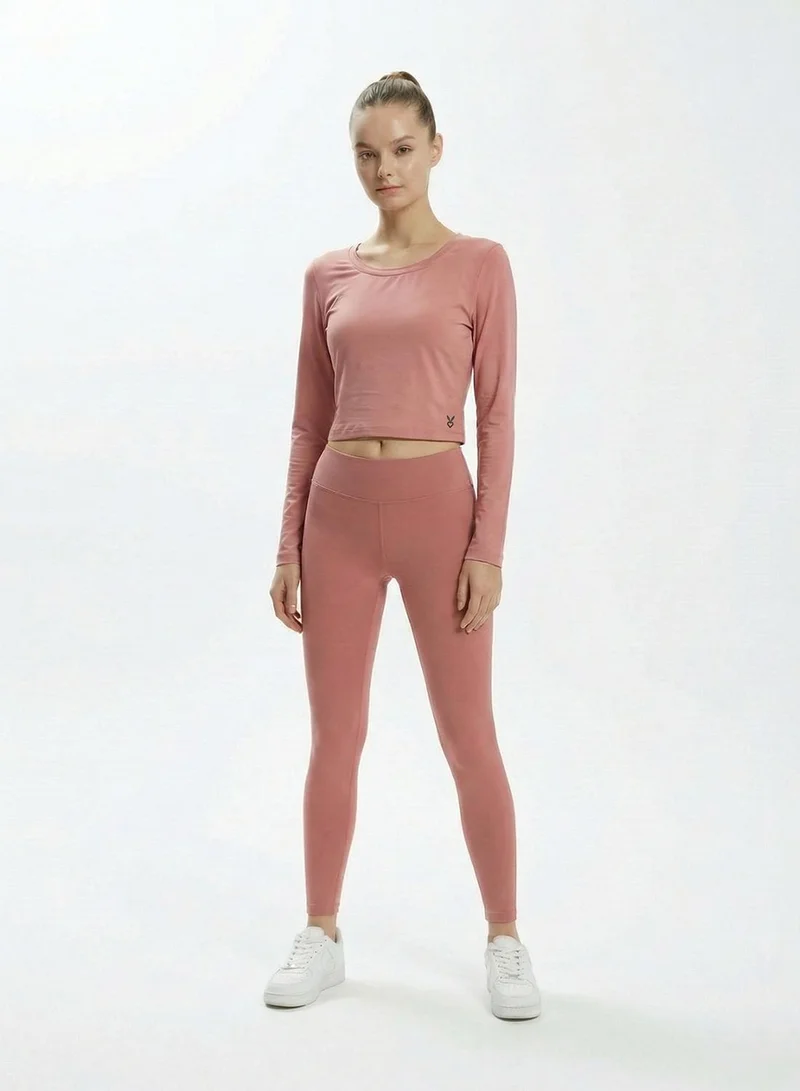 Cardio Bunny  Women's Full Sleeve Scoopneck Top for Women | Best Price UAE