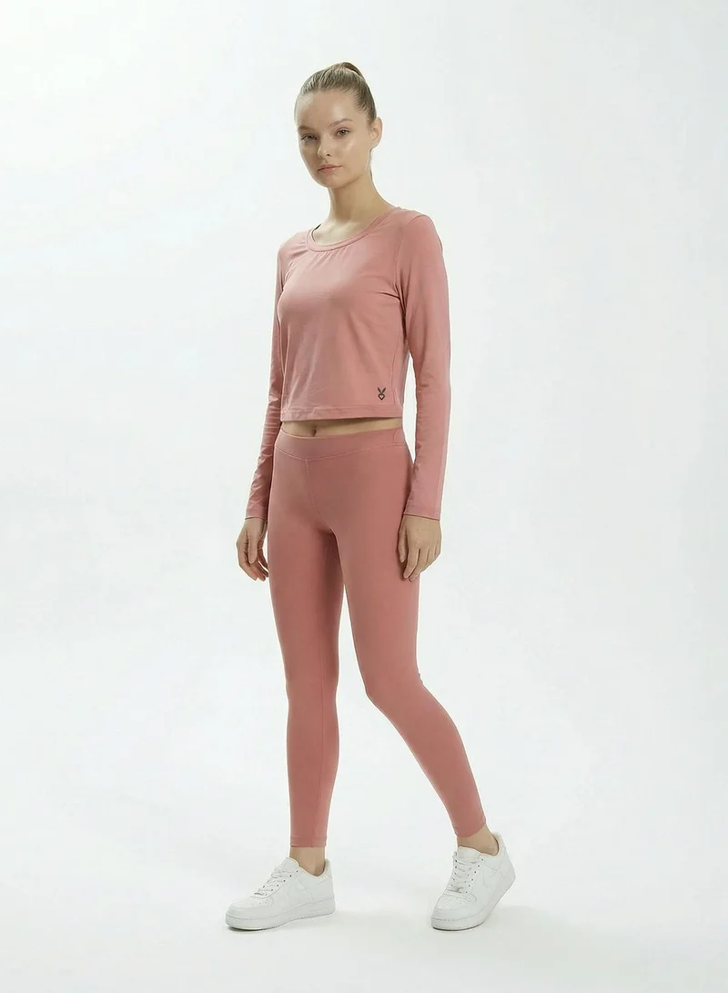 Cardio Bunny  Women's Full Sleeve Scoopneck Top for Women | Best Price UAE