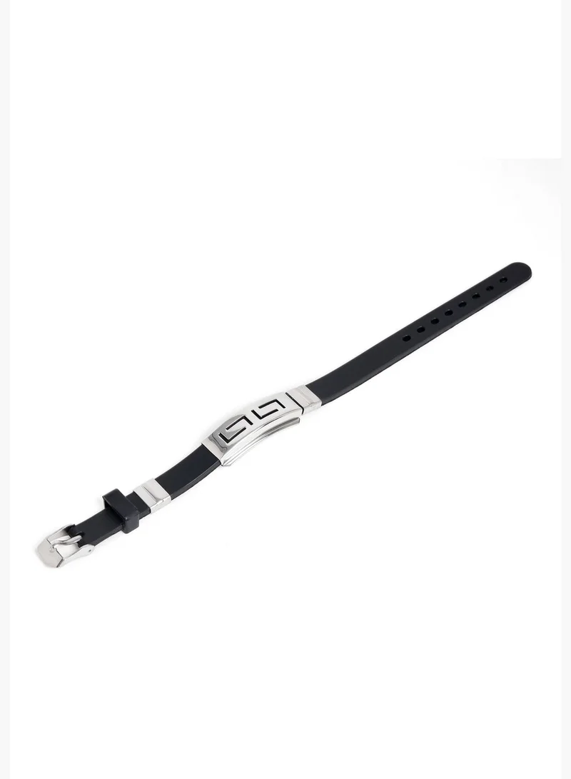 SOHI Stainless Steel Interlock Designer Bracelet