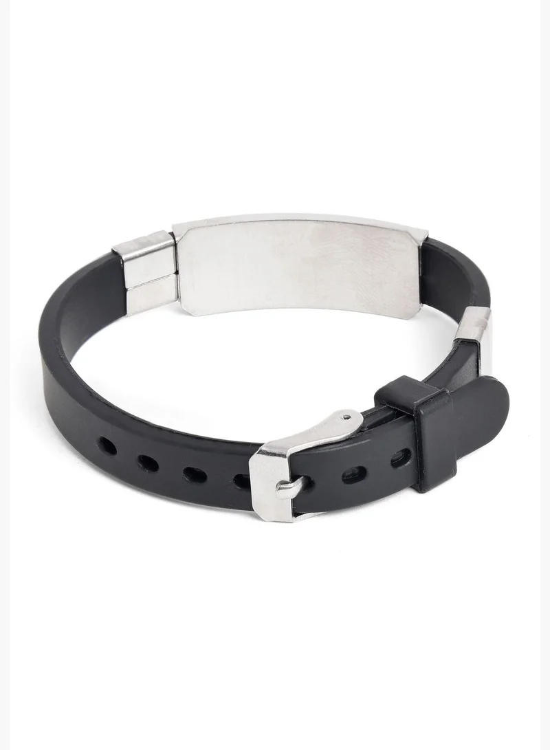 SOHI Stainless Steel Interlock Designer Bracelet