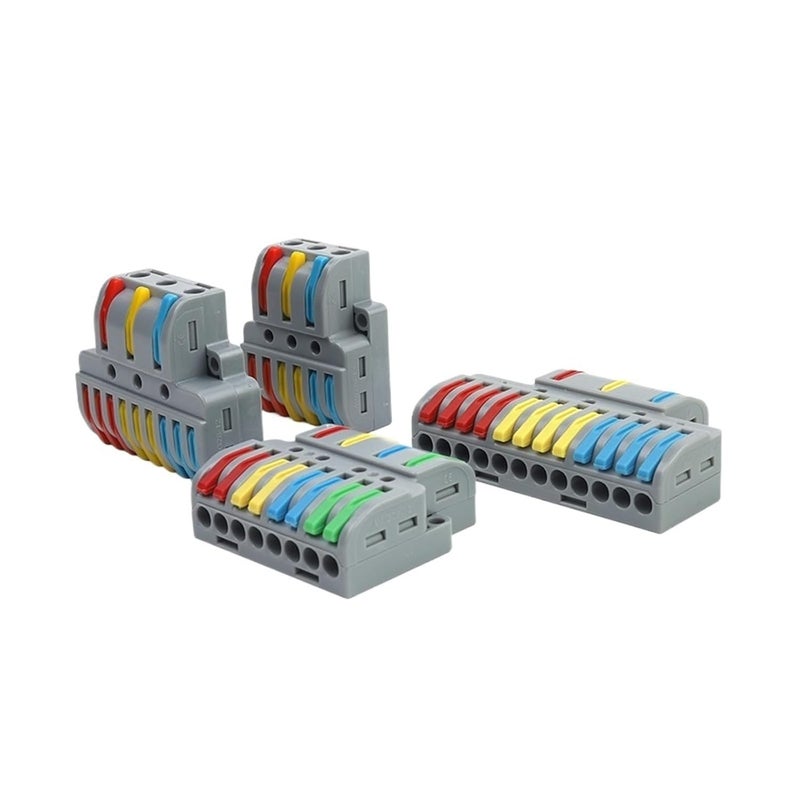 Compact Splicing Terminal Block 1 In Multiple Out Push In Connector For Home LED Strip Lighting 5PCS NC 633 - Image 4