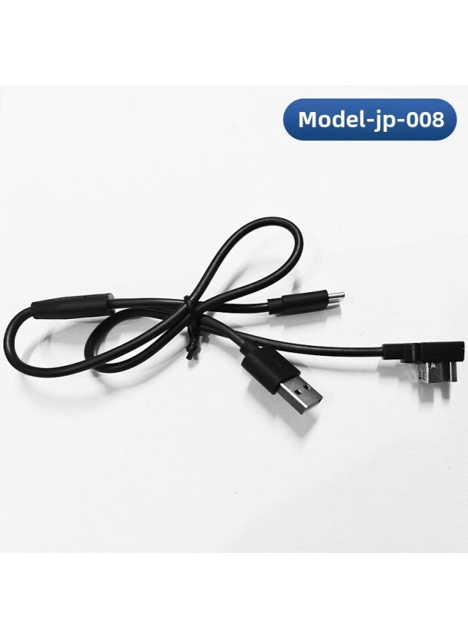 Backpack Usb Charging Cable Bag Android Data Cable Luggage External Usb Charging Cable Interface Accessories-Color:Model-jp-008 (ordinary Fast Charging Type)  - Image 1