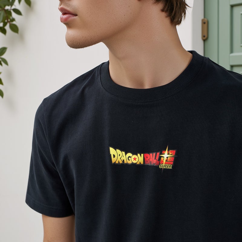 SP Characters Print Crew Neck T-shirt - Image 4