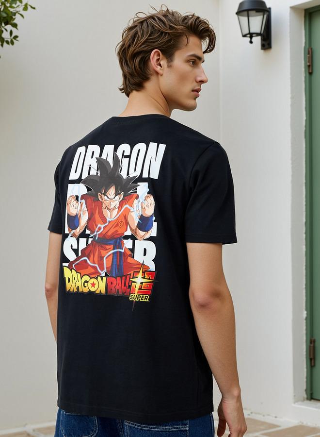 SP Characters Print Crew Neck T-shirt - Image 1