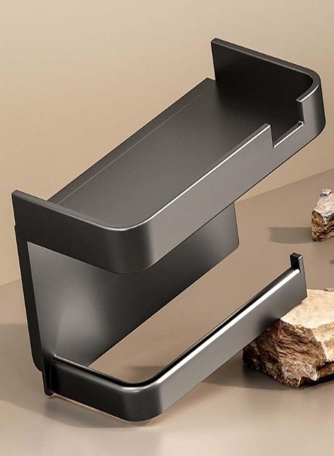 RP MALL Aluminium Toilet Paper Holder with Mobile Stand/Tissue Paper Roll Holder/Toilet Roll Holder for Bathroom Accessories - Image 2