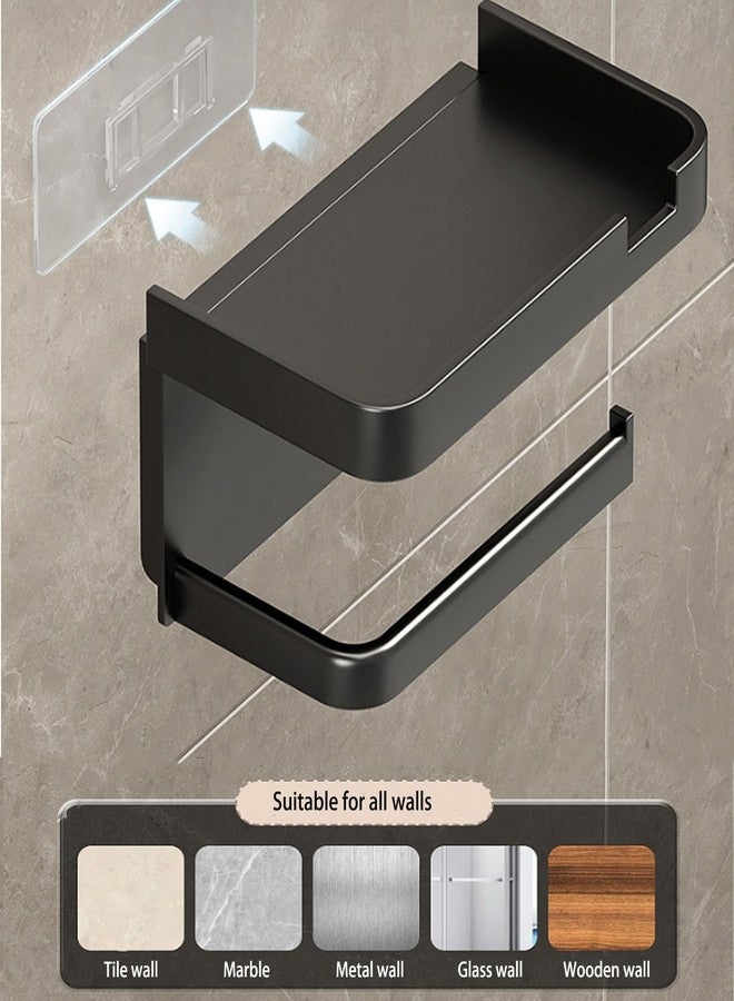 RP MALL Aluminium Toilet Paper Holder with Mobile Stand/Tissue Paper Roll Holder/Toilet Roll Holder for Bathroom Accessories - Image 4