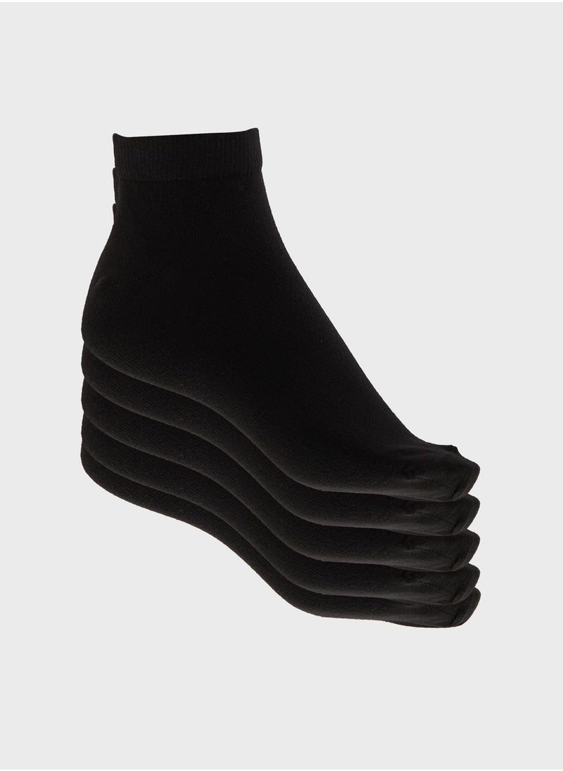 Seventy Five Basics 5 Pack Ankle Socks with Antibacterial Finish  - Image 1