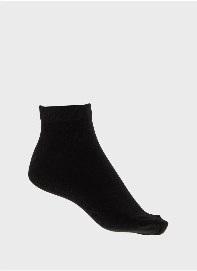 Seventy Five Basics 5 Pack Ankle Socks with Antibacterial Finish